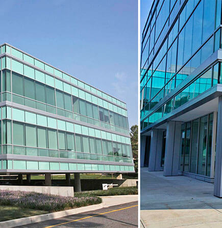 superior metal panel, Aluminum composite metal (ACM) panels system. Surfaces of building. Building Facades