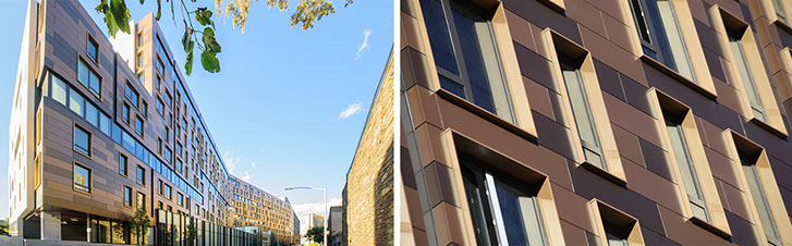 Allied Metal is the fabricator of Estolga, Aluminum composite metal (ACM) cladding system.