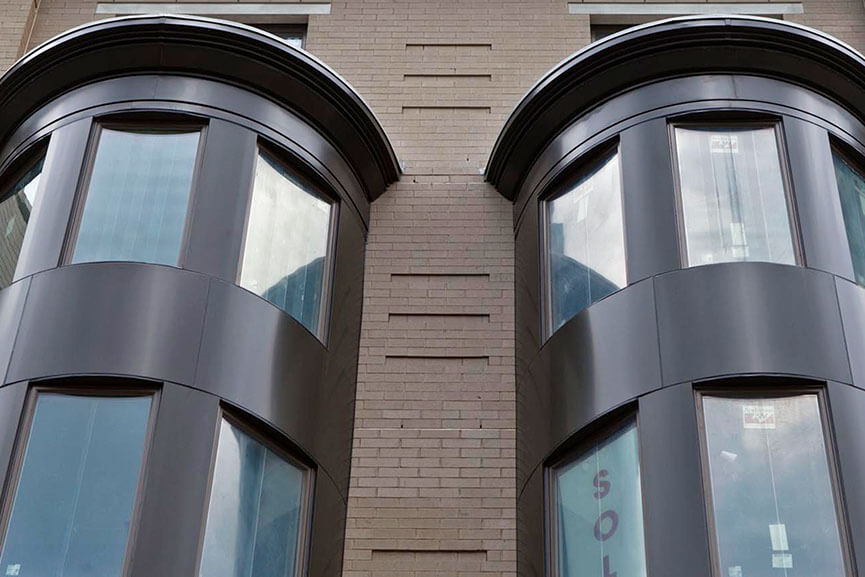 Alpolic Aluminum Metal Composite Materials ACM, high-quality aluminum, facade, structures, supplied by Allied Metal fabricator of Estolga 3000 