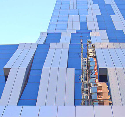 Allied Metal is the fabricator of Estolga, Aluminum composite metal (ACM) panels system. The Toren Condominiums