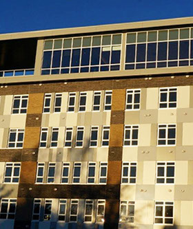 Allied Metal is the fabricator of Estolga, Aluminium composite metal (ACM) panels column and systems. composite metals panels facade, structures